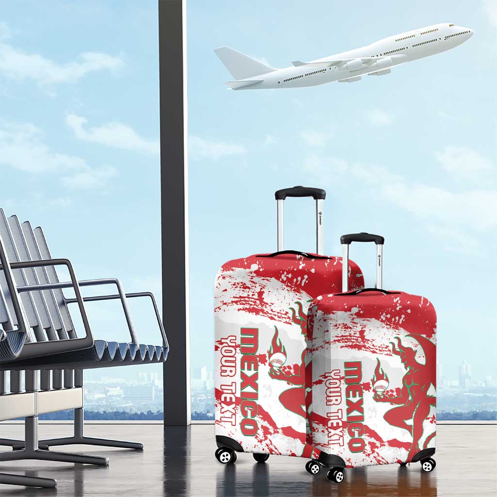Diablos Rojos 2025 Baseball Custom Luggage Cover Come On Mexico LT14