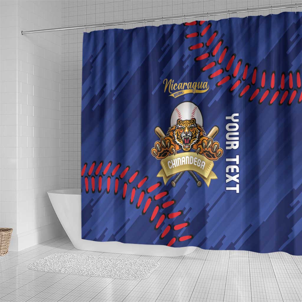 Chinandega 2025 Baseball Custom Shower Curtain Come On Tigres LT14