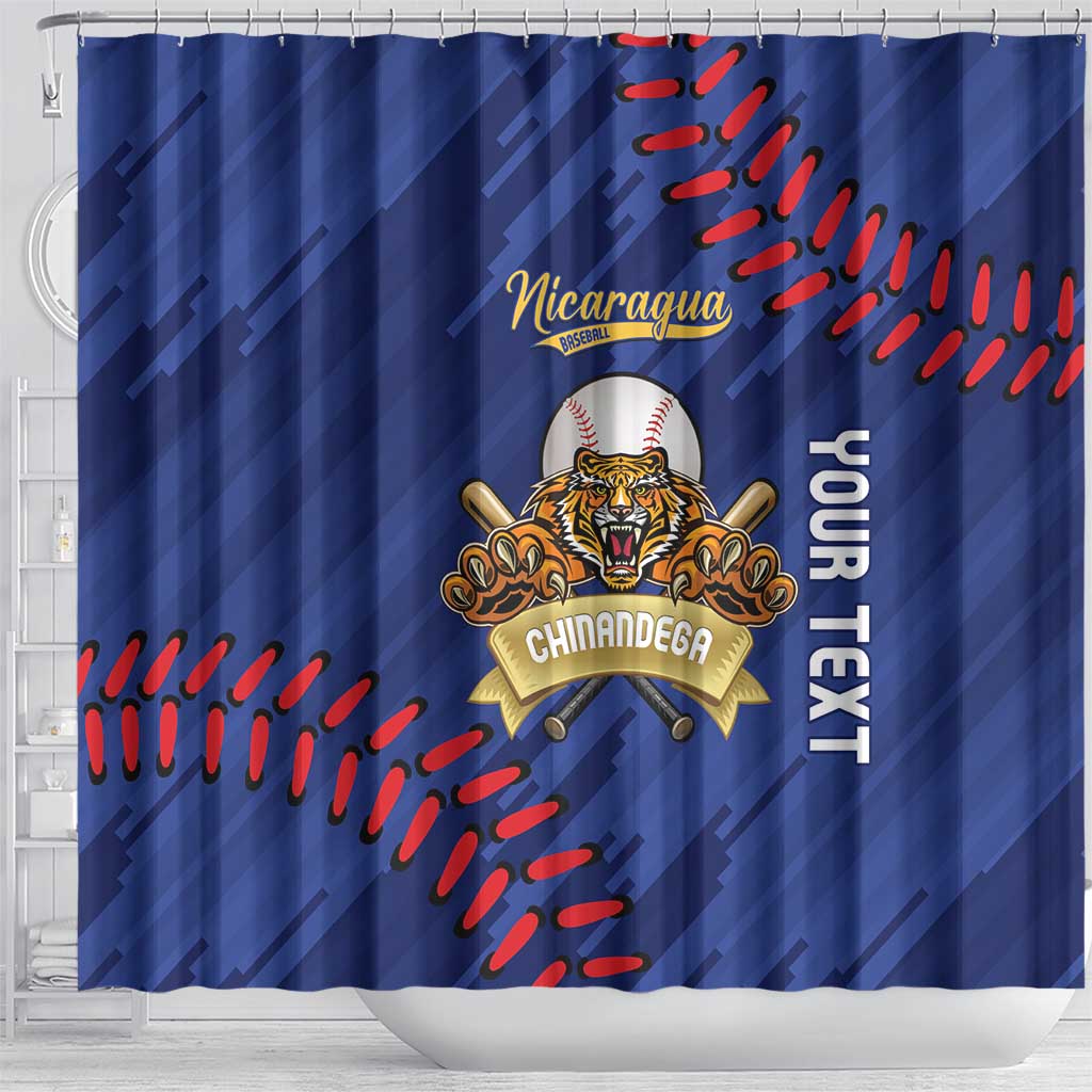 Chinandega 2025 Baseball Custom Shower Curtain Come On Tigres LT14