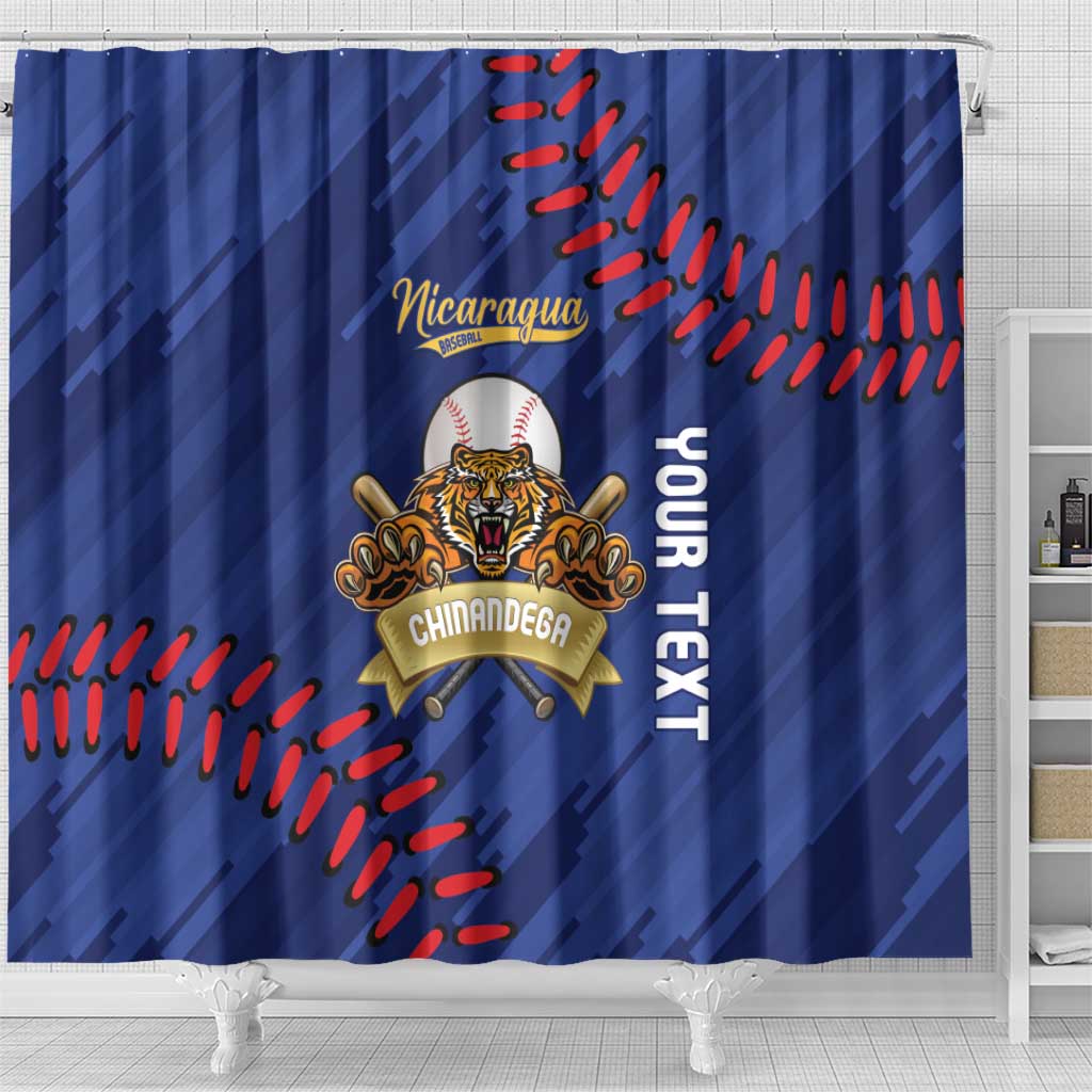 Chinandega 2025 Baseball Custom Shower Curtain Come On Tigres LT14
