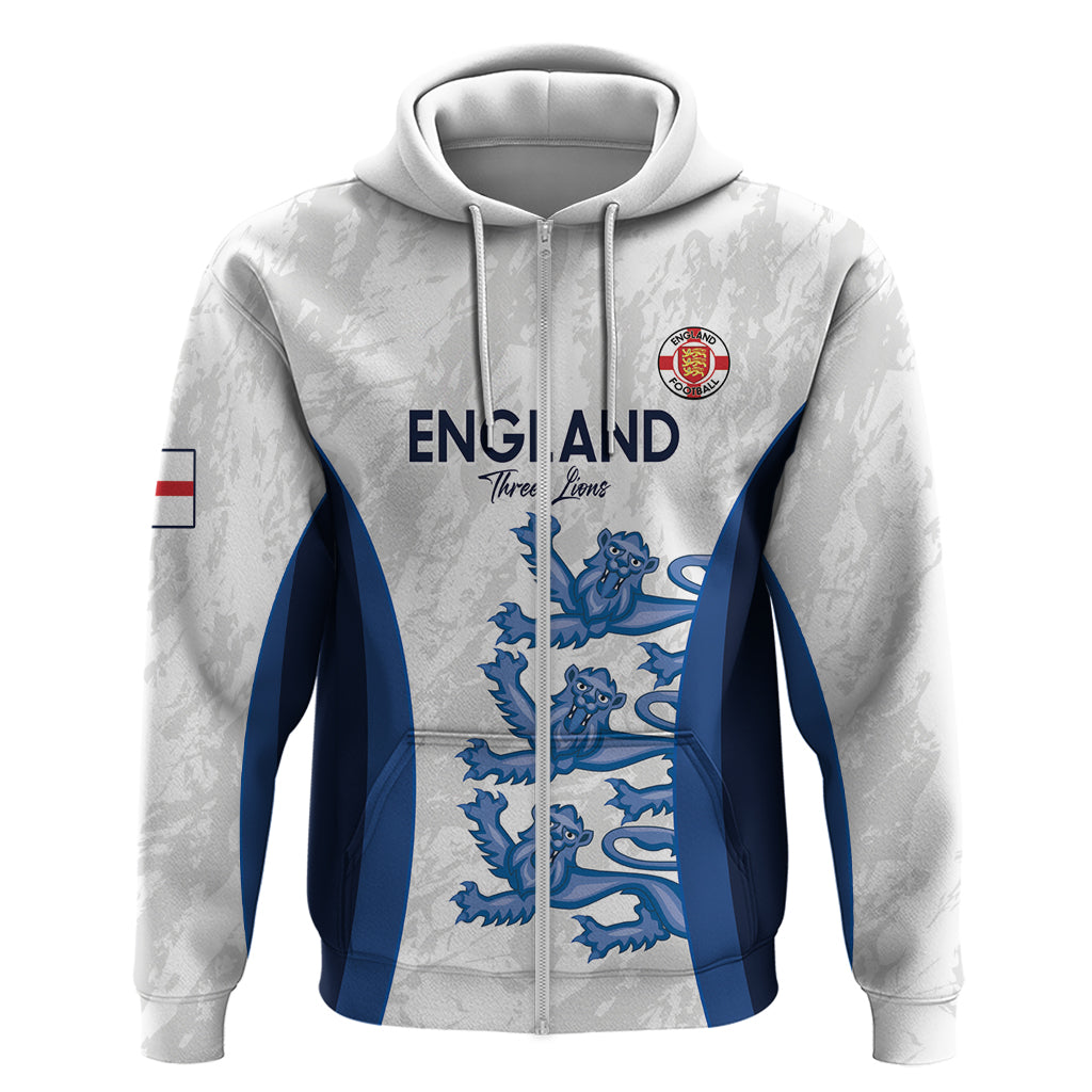 Custom England Football Hoodie 2024 Go Champions Three Lions LT14