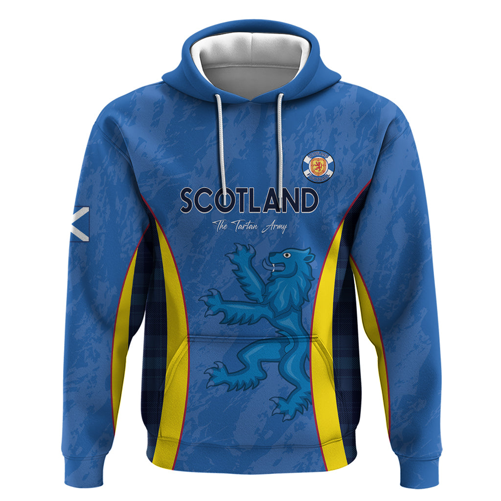Custom Scotland Football Hoodie 2024 Go Champions Scottish LT14
