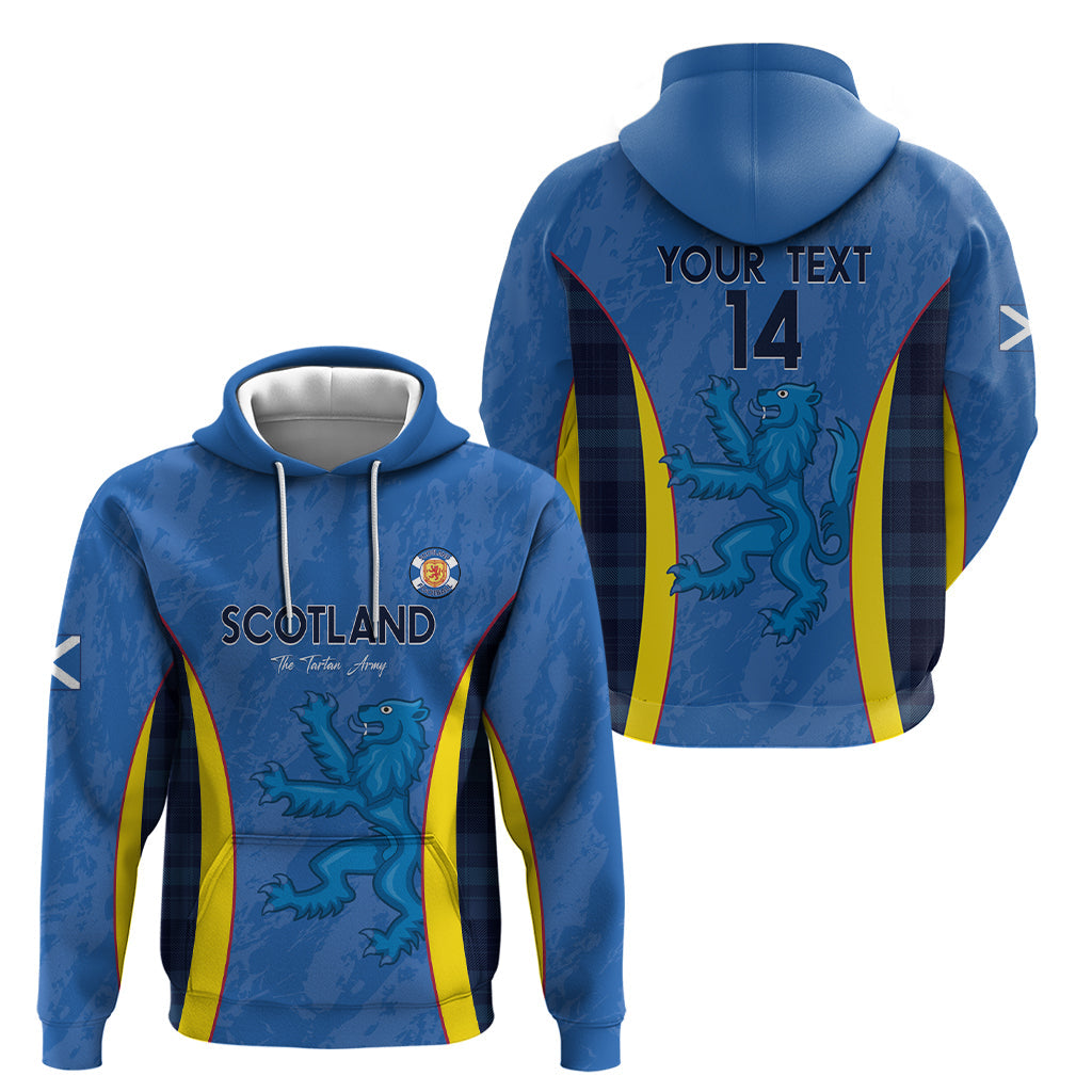 Custom Scotland Football Hoodie 2024 Go Champions Scottish LT14