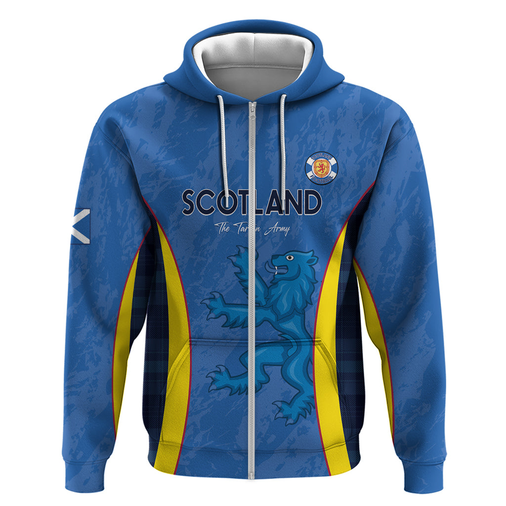 Custom Scotland Football Hoodie 2024 Go Champions Scottish LT14
