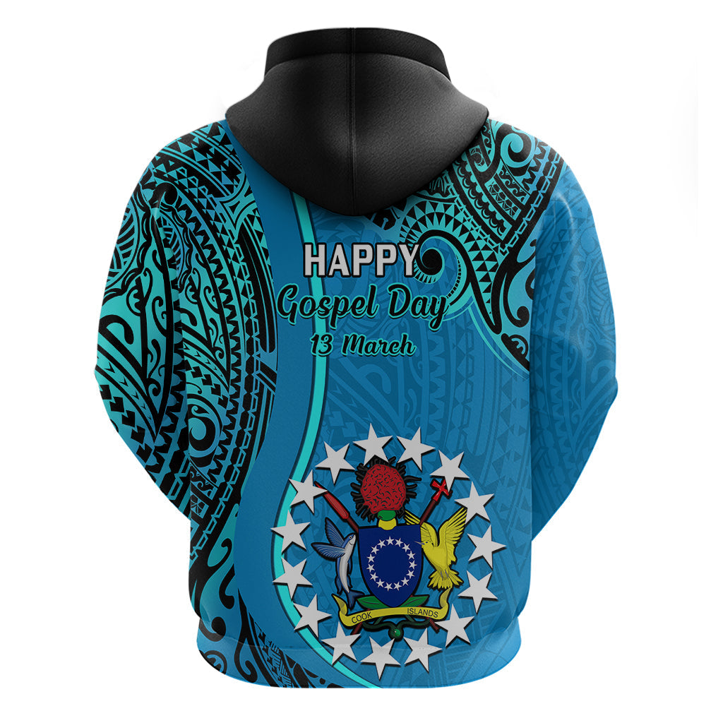 13 March Penrhyn Island Gospel Day Hoodie Cook Islands Tribal Pattern LT14