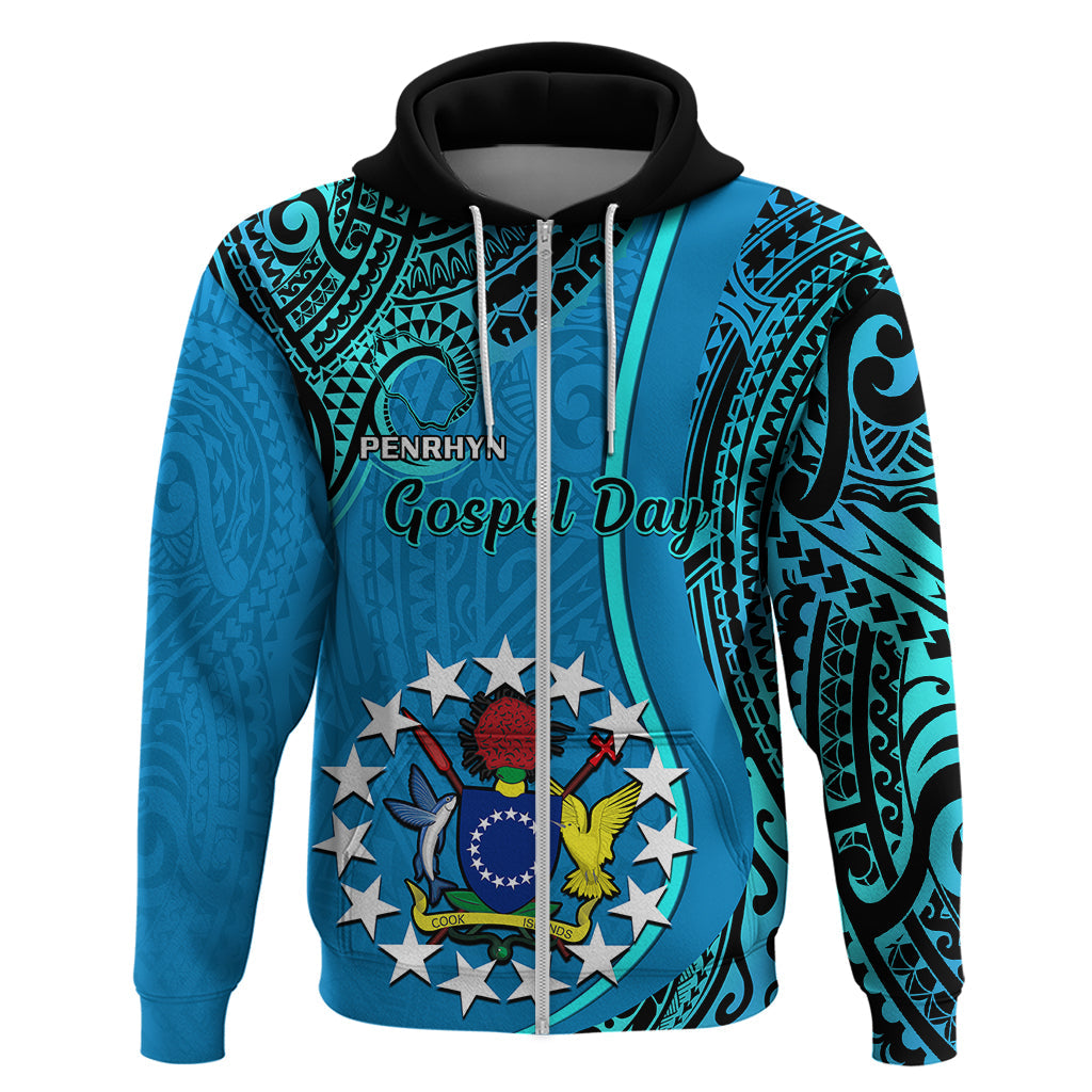 13 March Penrhyn Island Gospel Day Hoodie Cook Islands Tribal Pattern LT14