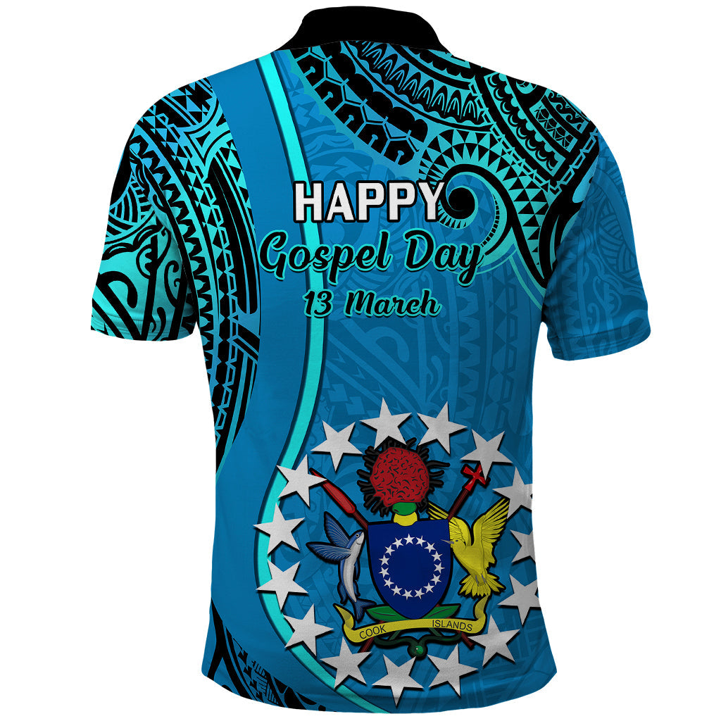 13 March Penrhyn Island Gospel Day Polo Shirt Cook Islands Tribal Pattern LT14