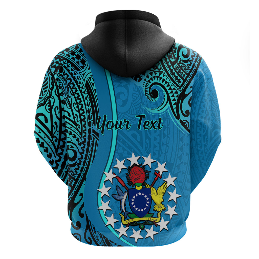 Personalised 13 March Penrhyn Island Gospel Day Hoodie Cook Islands Tribal Pattern LT14
