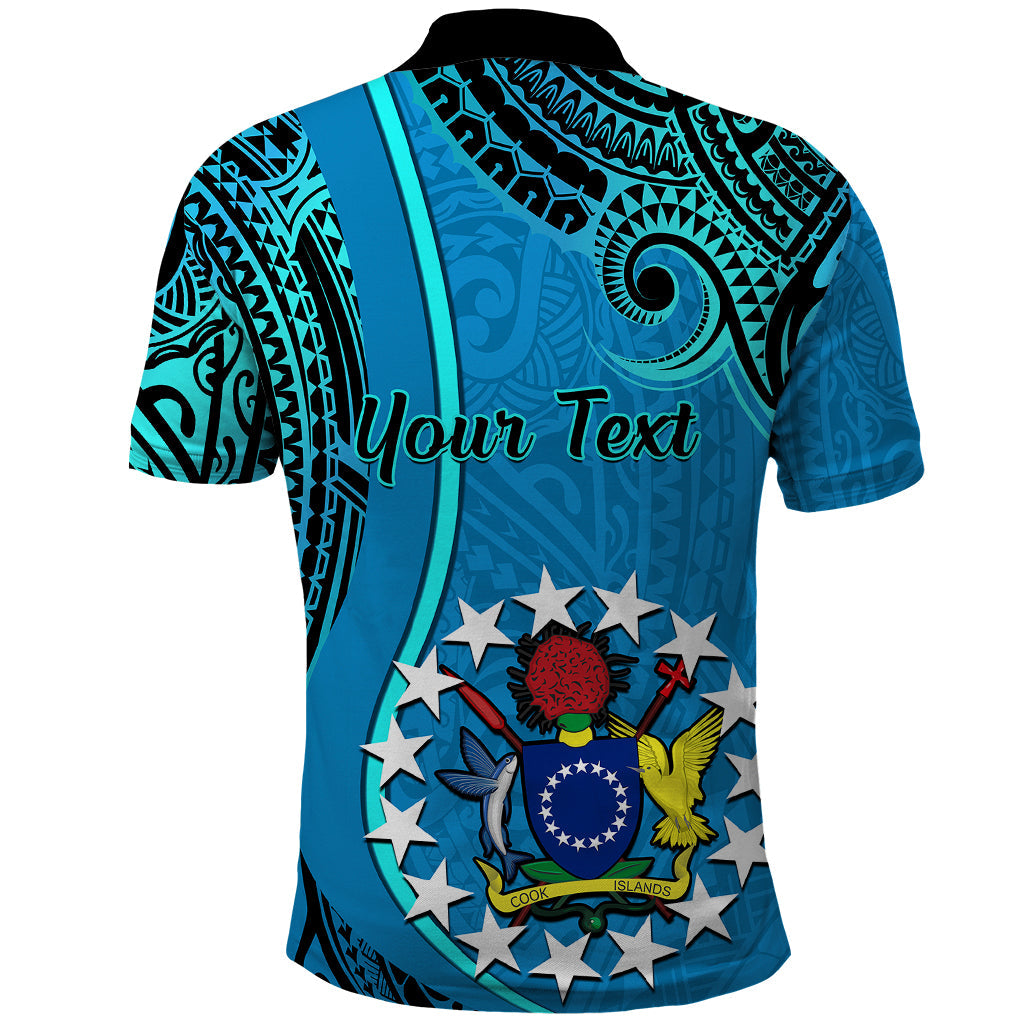 Personalised 13 March Penrhyn Island Gospel Day Polo Shirt Cook Islands Tribal Pattern LT14