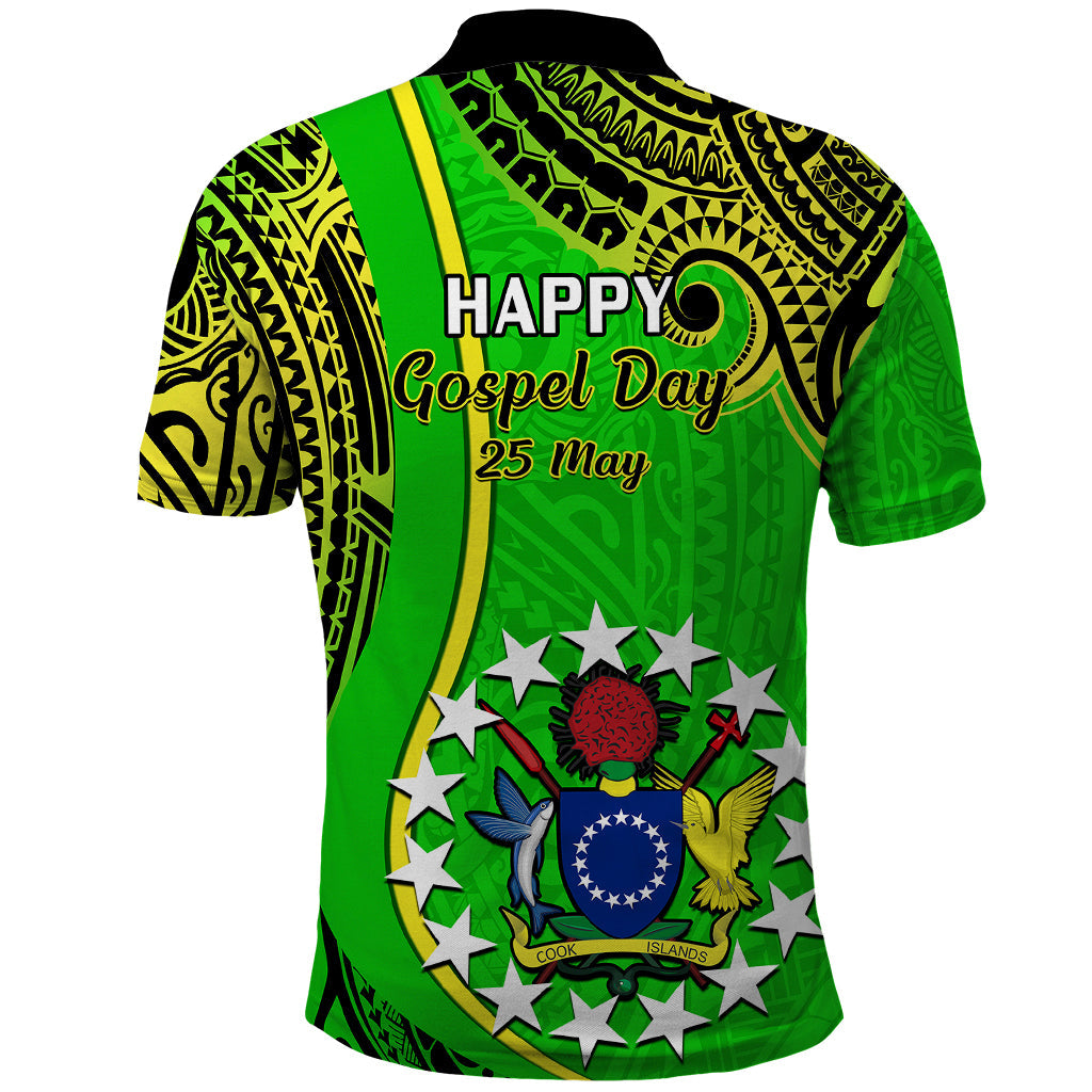 25 May Palmerston Island Gospel Day Polo Shirt Cook Islands Tribal Pattern LT14