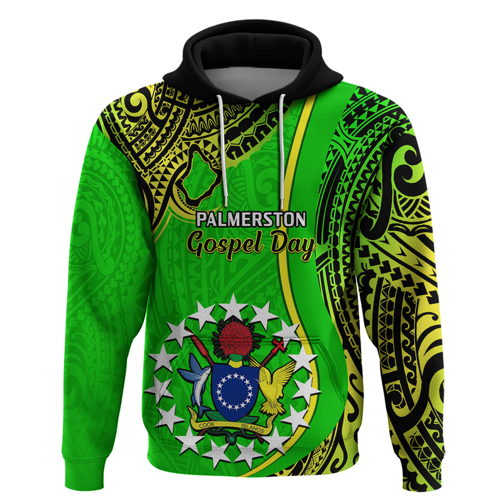 Personalised 25 May Palmerston Island Gospel Day Hoodie Cook Islands Tribal Pattern LT14