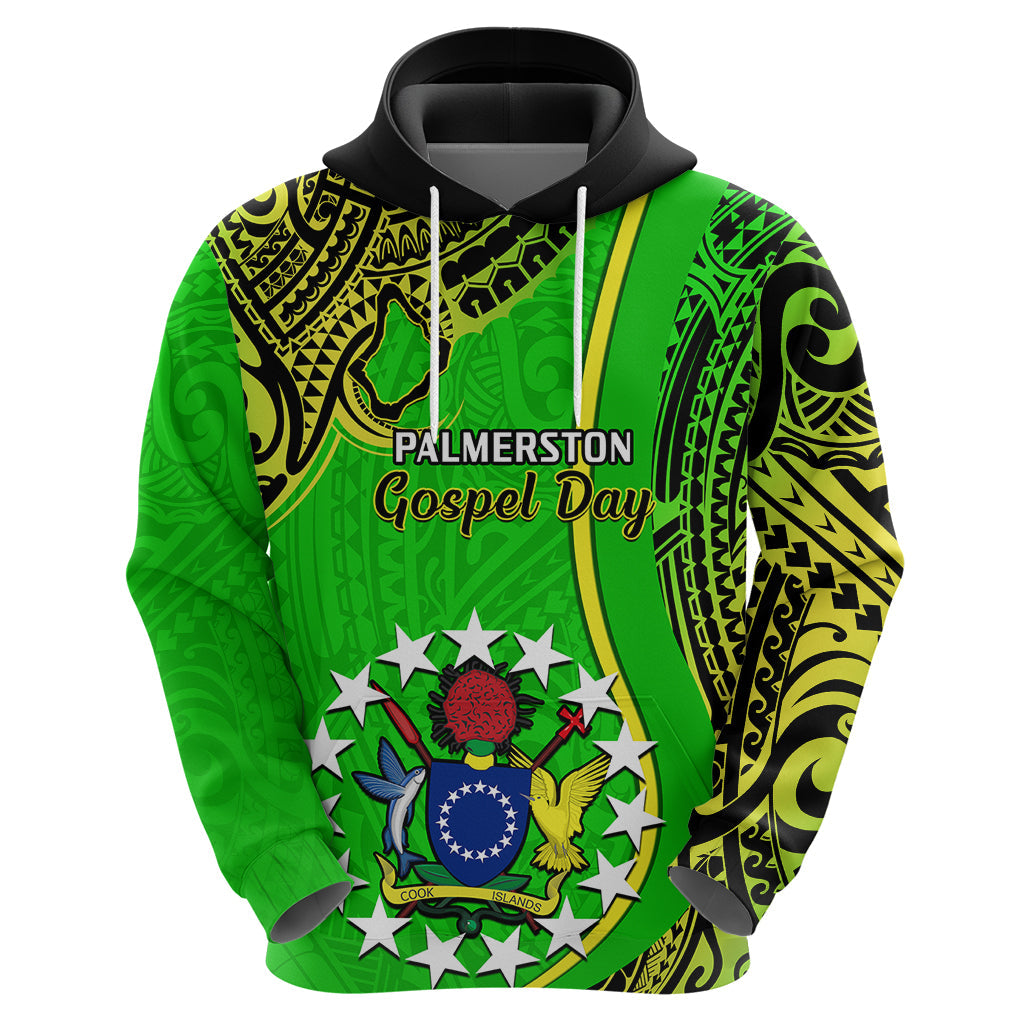 Personalised 25 May Palmerston Island Gospel Day Hoodie Cook Islands Tribal Pattern LT14