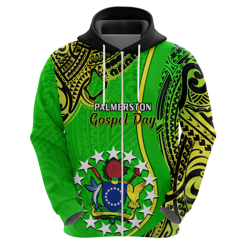 Personalised 25 May Palmerston Island Gospel Day Hoodie Cook Islands Tribal Pattern LT14