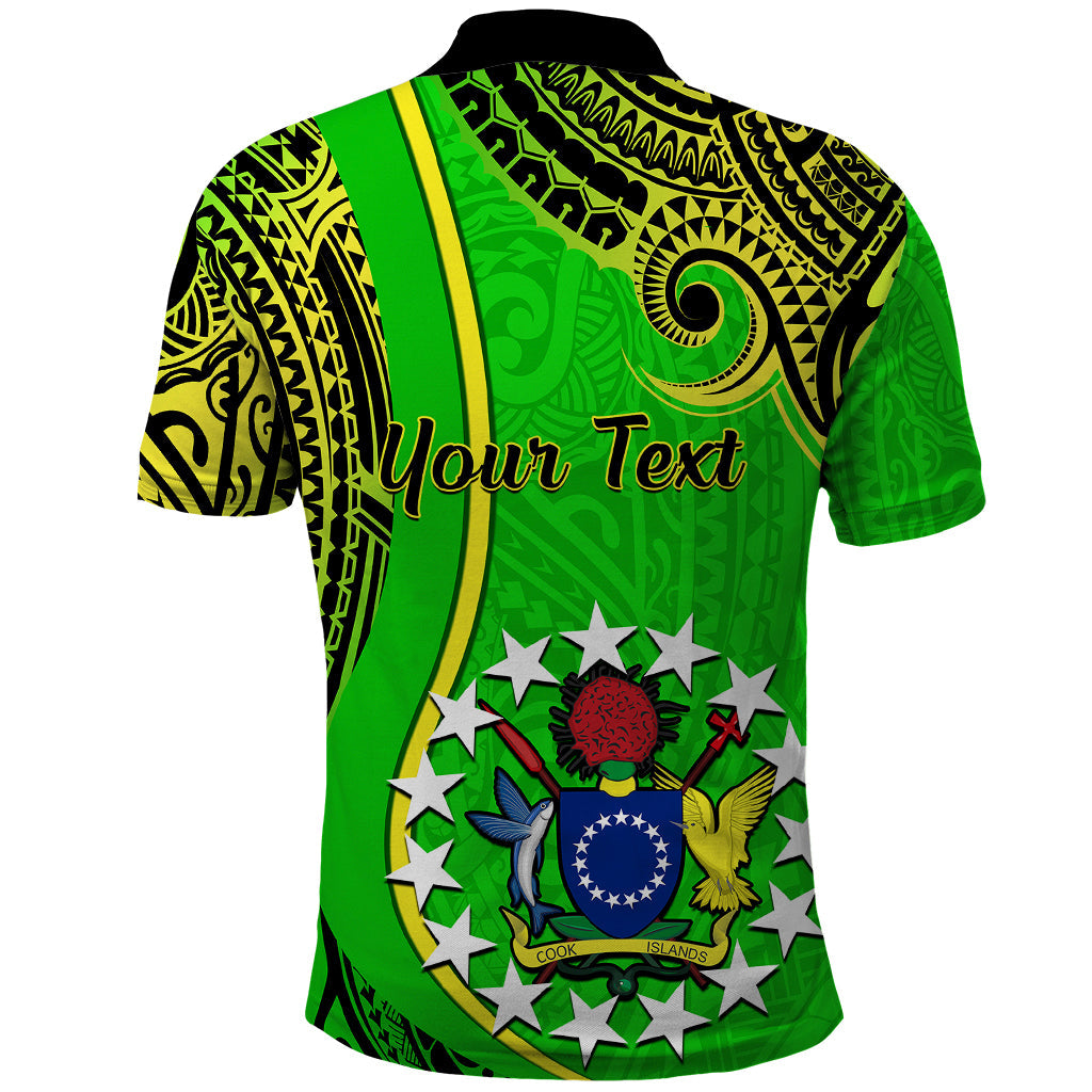Personalised 25 May Palmerston Island Gospel Day Polo Shirt Cook Islands Tribal Pattern LT14