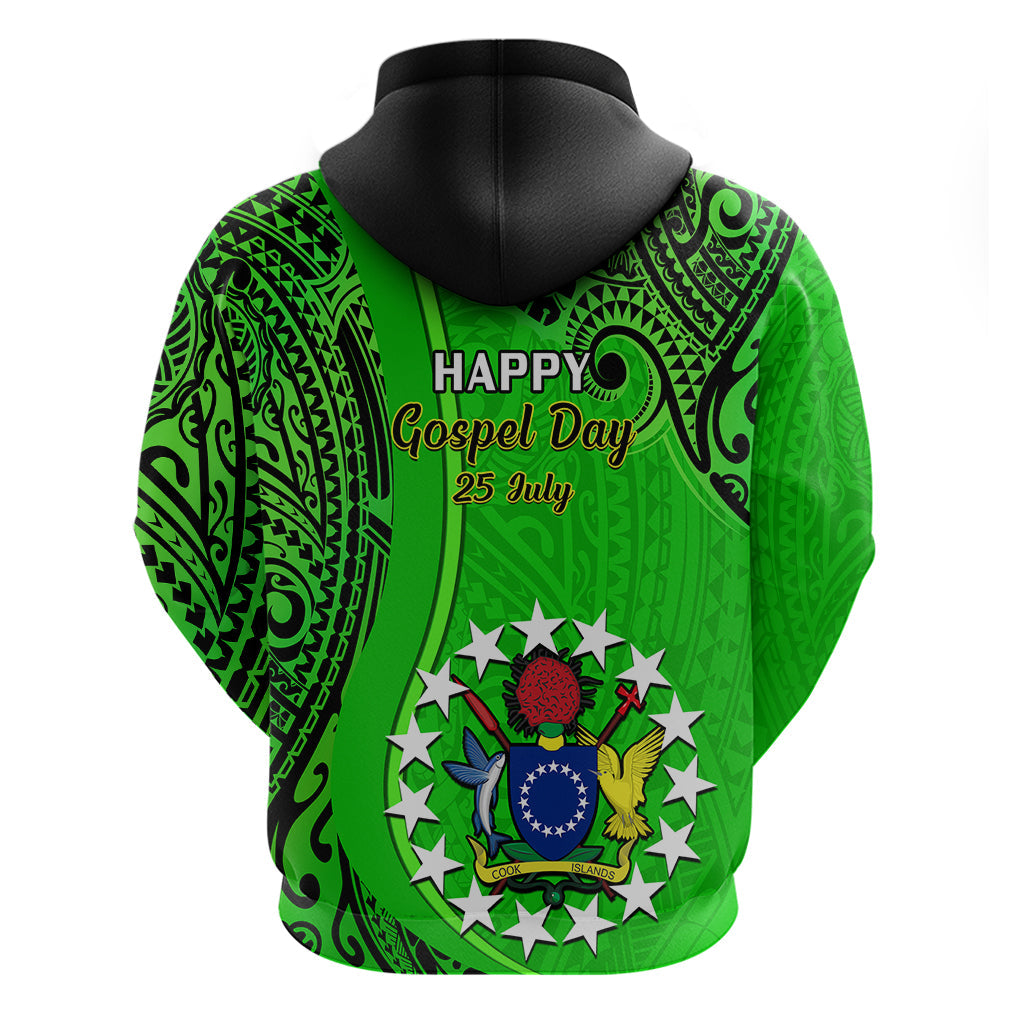 25 July Rarotonga Island Gospel Day Hoodie Cook Islands Tribal Pattern LT14