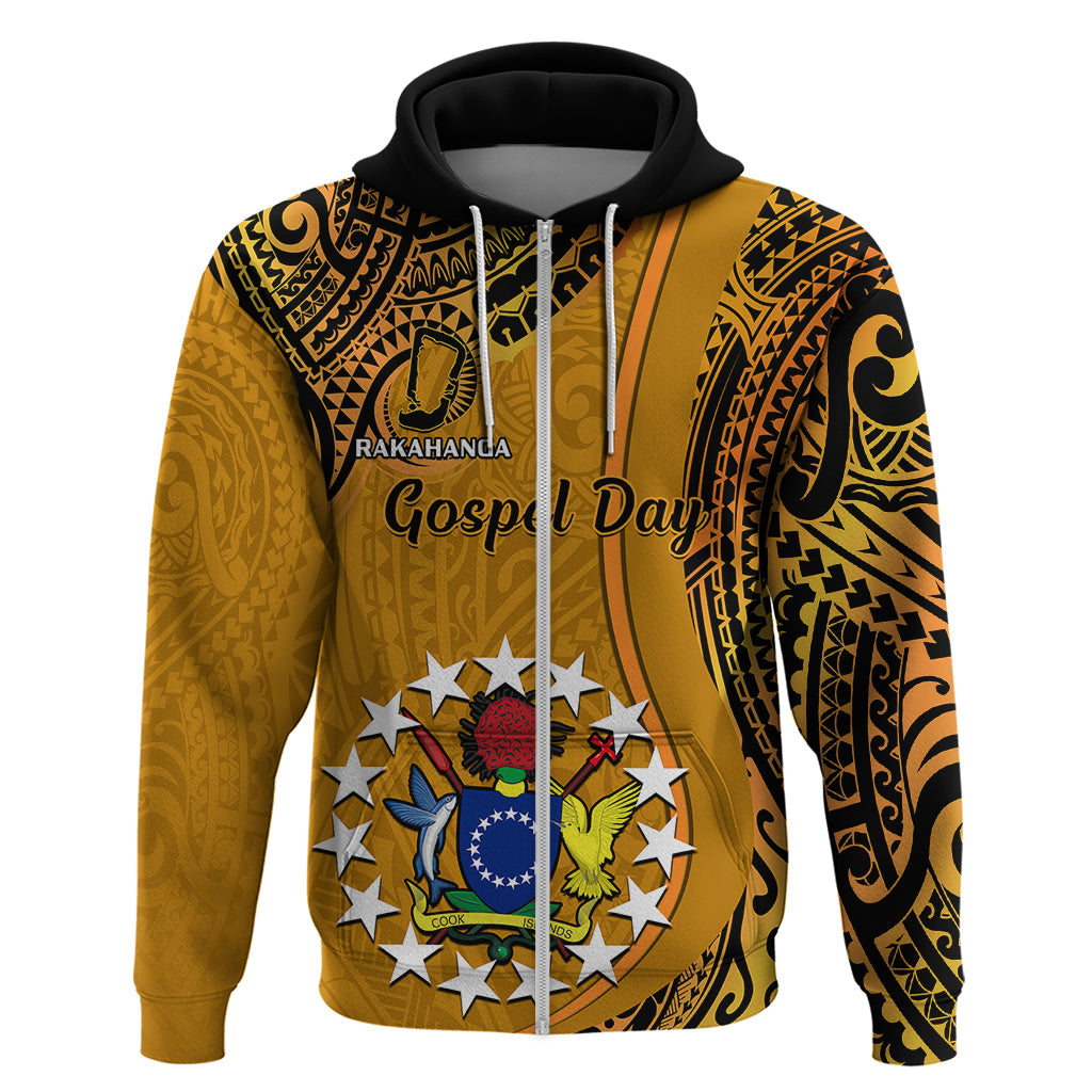 15 August  Rakahanga Island Gospel Day Hoodie Cook Islands Tribal Pattern LT14