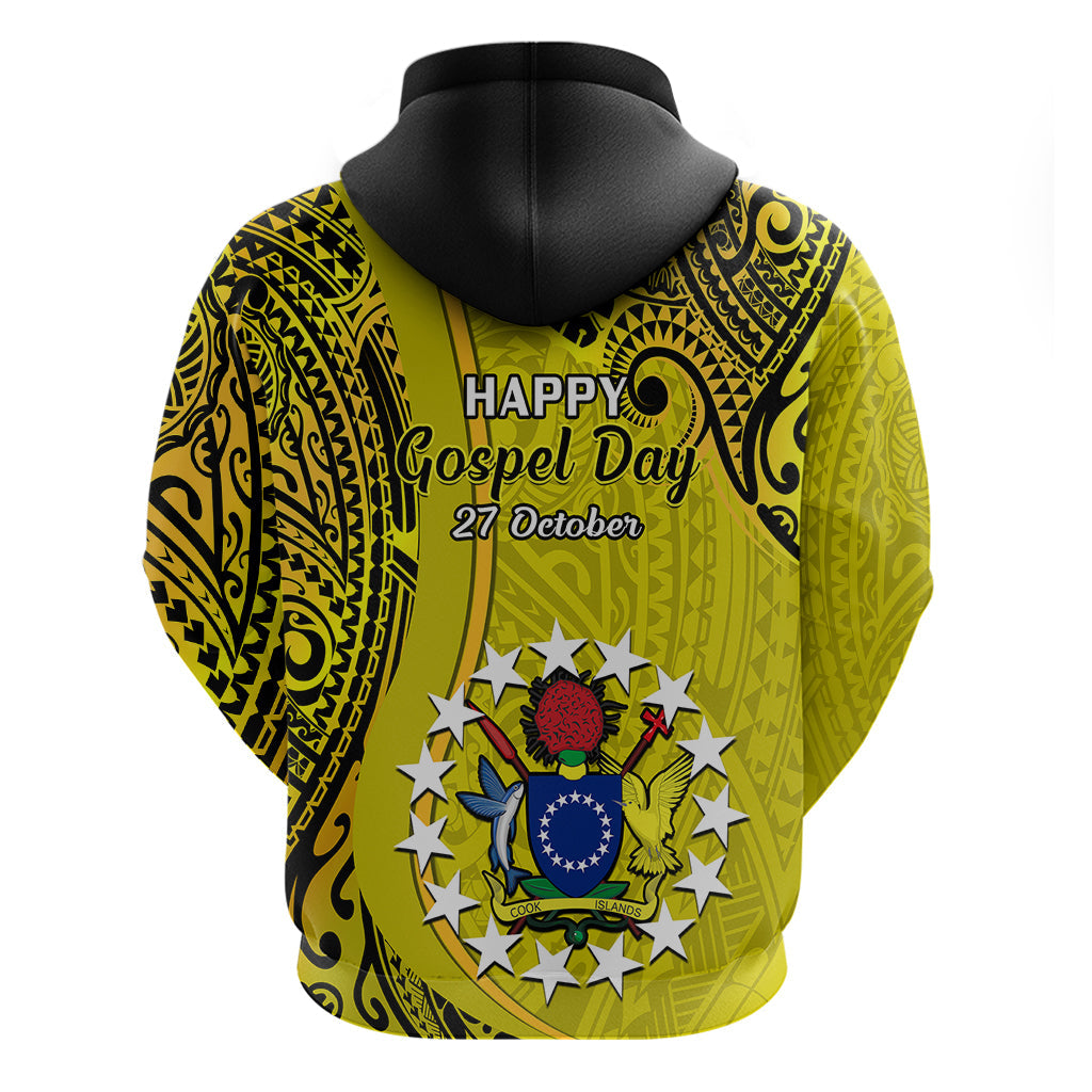 27 October Aitutaki Island Gospel Day Hoodie Cook Islands Tribal Pattern LT14