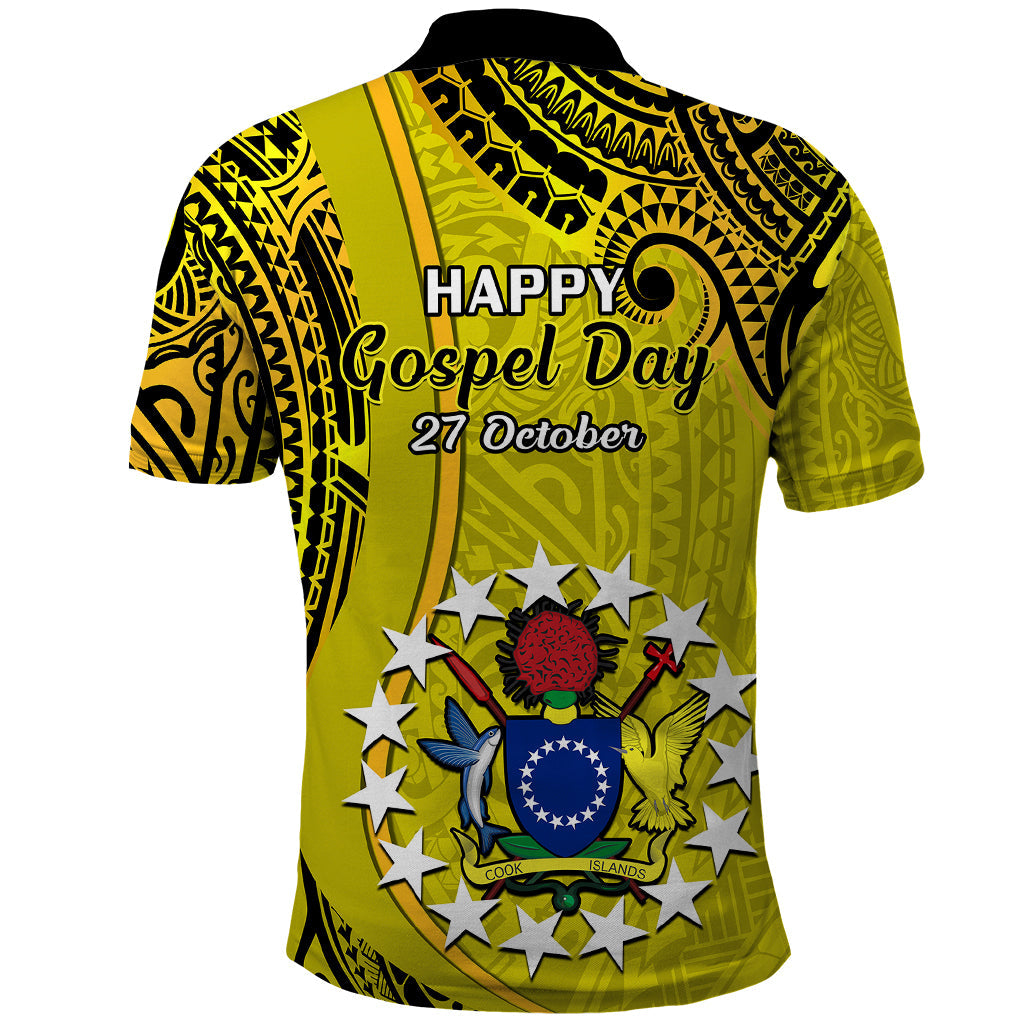 27 October Aitutaki Island Gospel Day Polo Shirt Cook Islands Tribal Pattern LT14