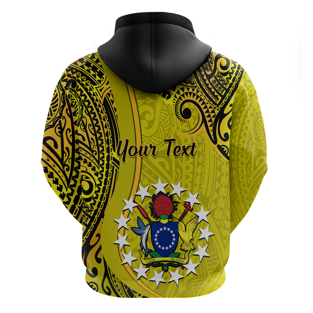 Personalised 27 October Aitutaki Island Gospel Day Hoodie Cook Islands Tribal Pattern LT14