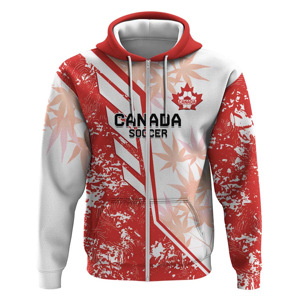 Custom Canada Soccer Hoodie Les Rouges Sporty Style LT14