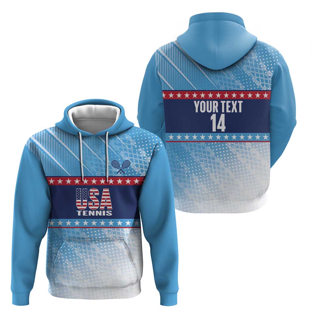 Custom United States Tennis Hoodie 2025 Go USA LT14