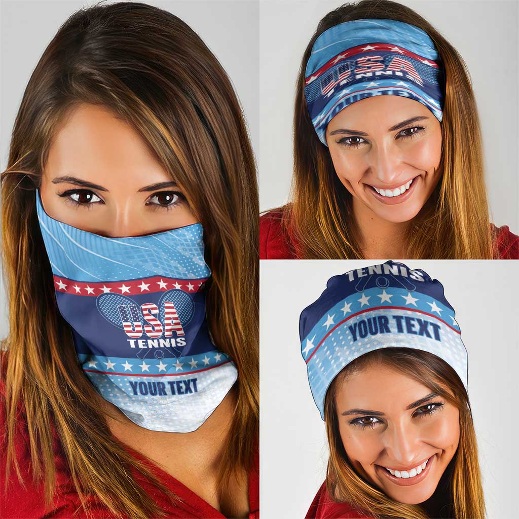 Custom United States Tennis Neck Gaiter 2025 Go USA LT14