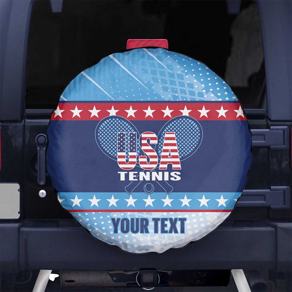Custom United States Tennis Spare Tire Cover 2025 Go USA LT14