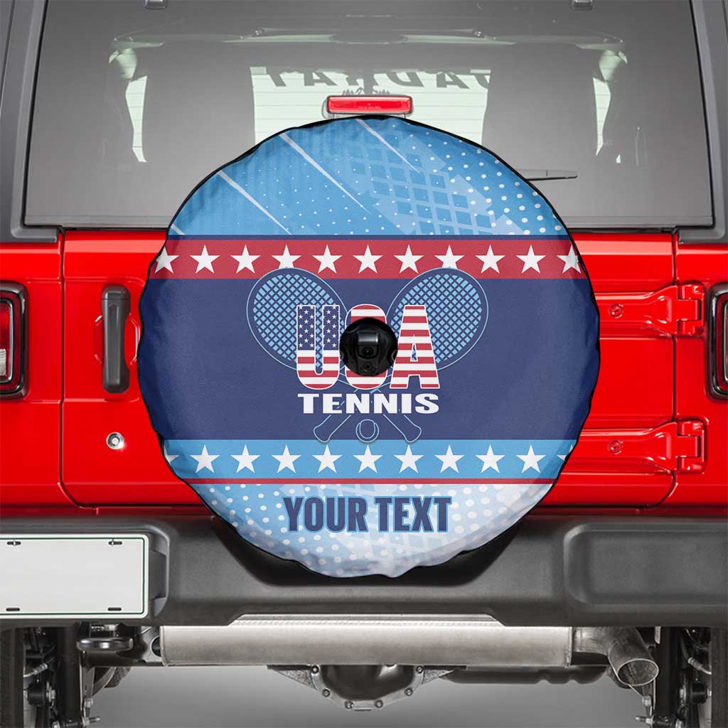 Custom United States Tennis Spare Tire Cover 2025 Go USA LT14