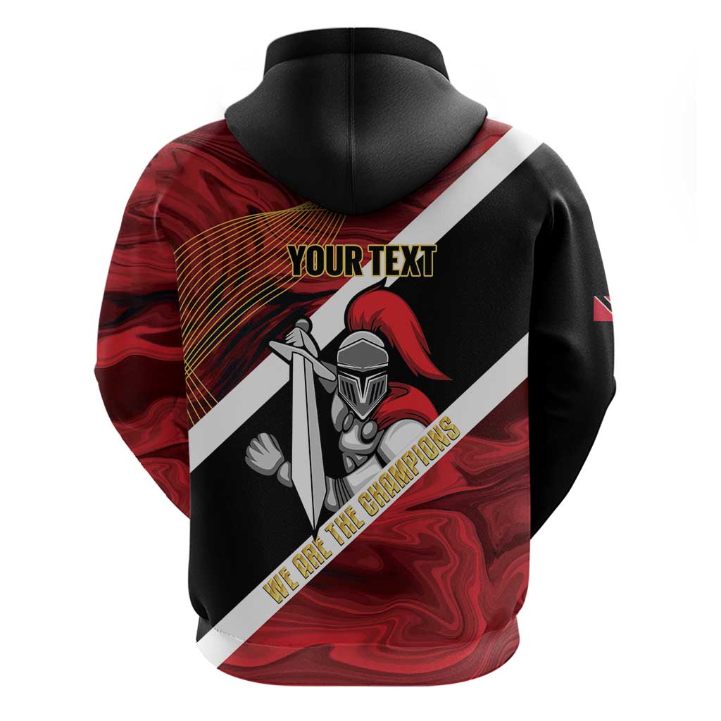 Trinidad and Tobago Cricket Personalized Hoodie Trinbago Knight Riders Champions Trophy LT14