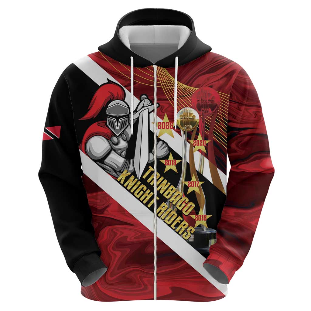 Trinidad and Tobago Cricket Personalized Hoodie Trinbago Knight Riders Champions Trophy LT14