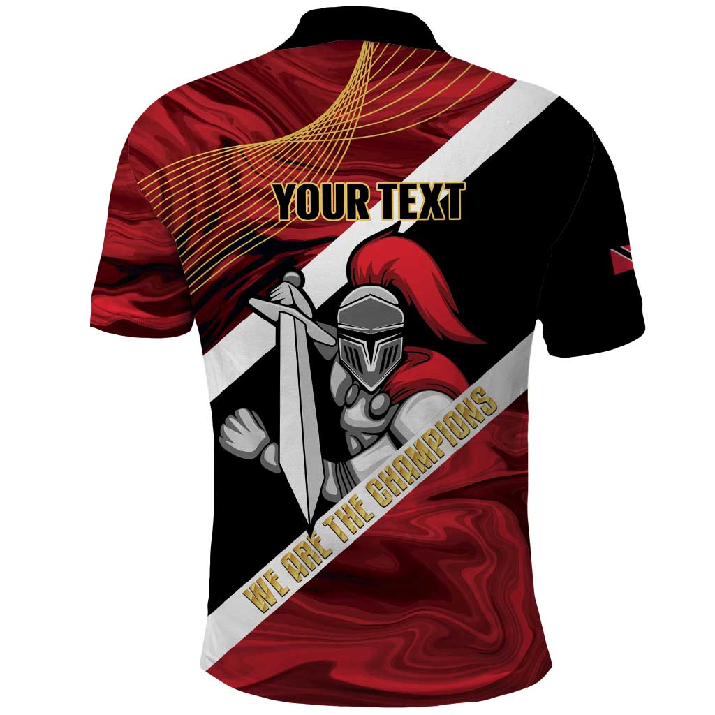 Trinidad and Tobago Cricket Personalized Polo Shirt Trinbago Knight Riders Champions Trophy LT14