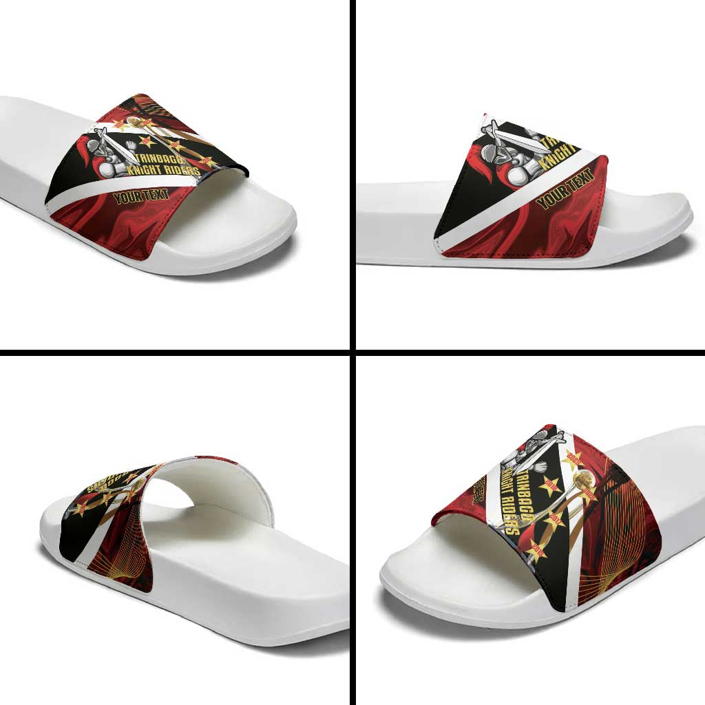 Trinidad and Tobago Cricket Personalized Slide Sandals Trinbago Knight Riders Champions Trophy LT14