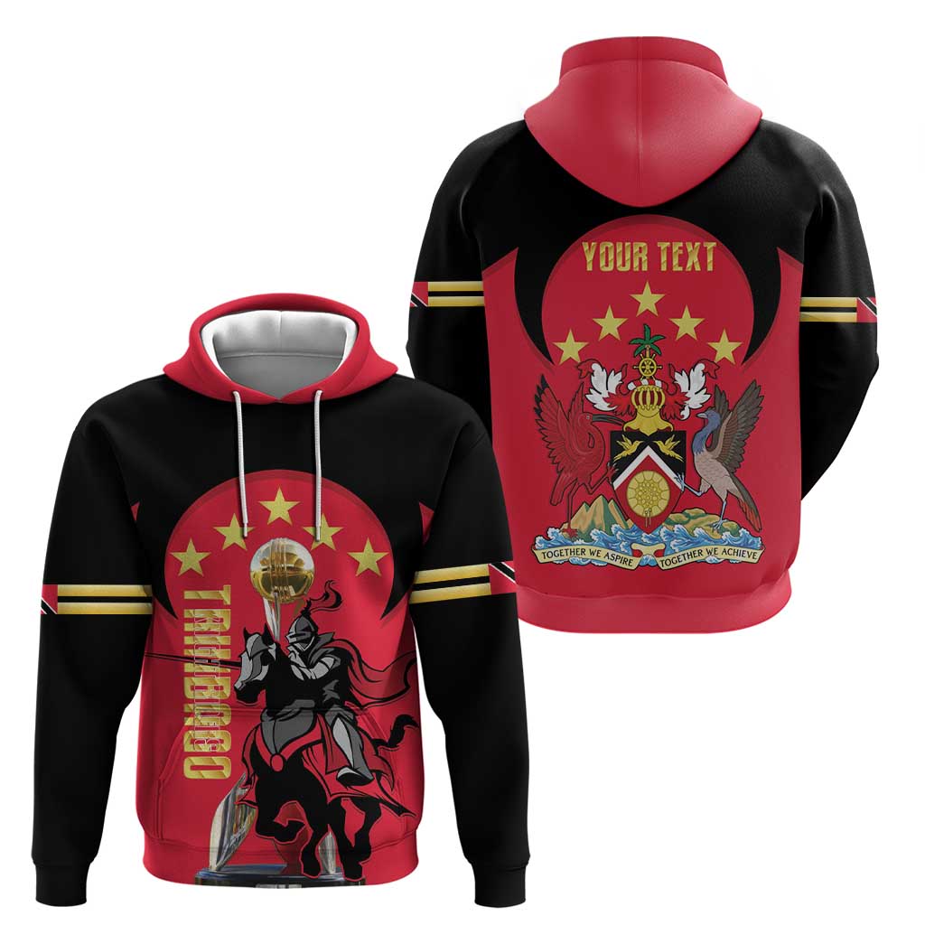 Trinidad and Tobago Cricket Personalized Hoodie Trinbago Knight Riders 5th Champions Proud LT14