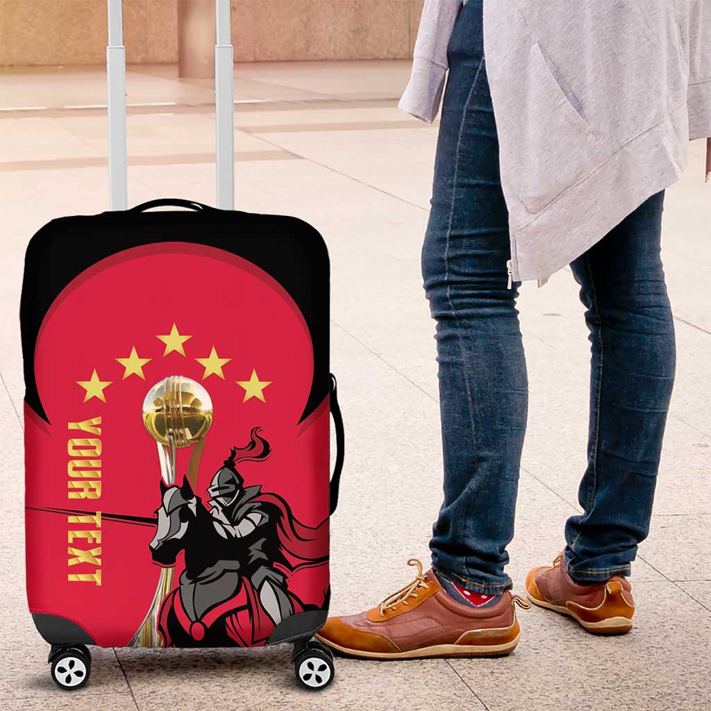 Trinidad and Tobago Cricket Personalized Luggage Cover Trinbago Knight Riders 5th Champions Proud LT14