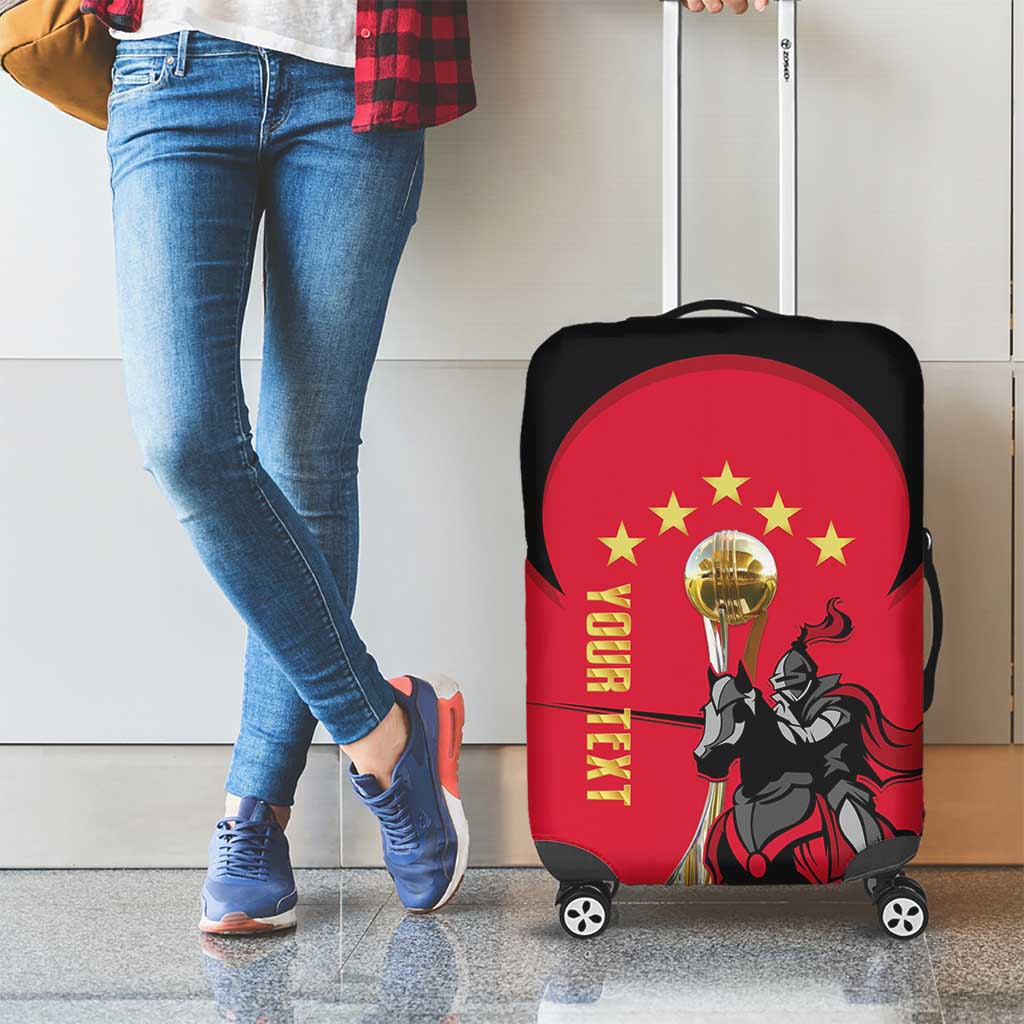 Trinidad and Tobago Cricket Personalized Luggage Cover Trinbago Knight Riders 5th Champions Proud LT14