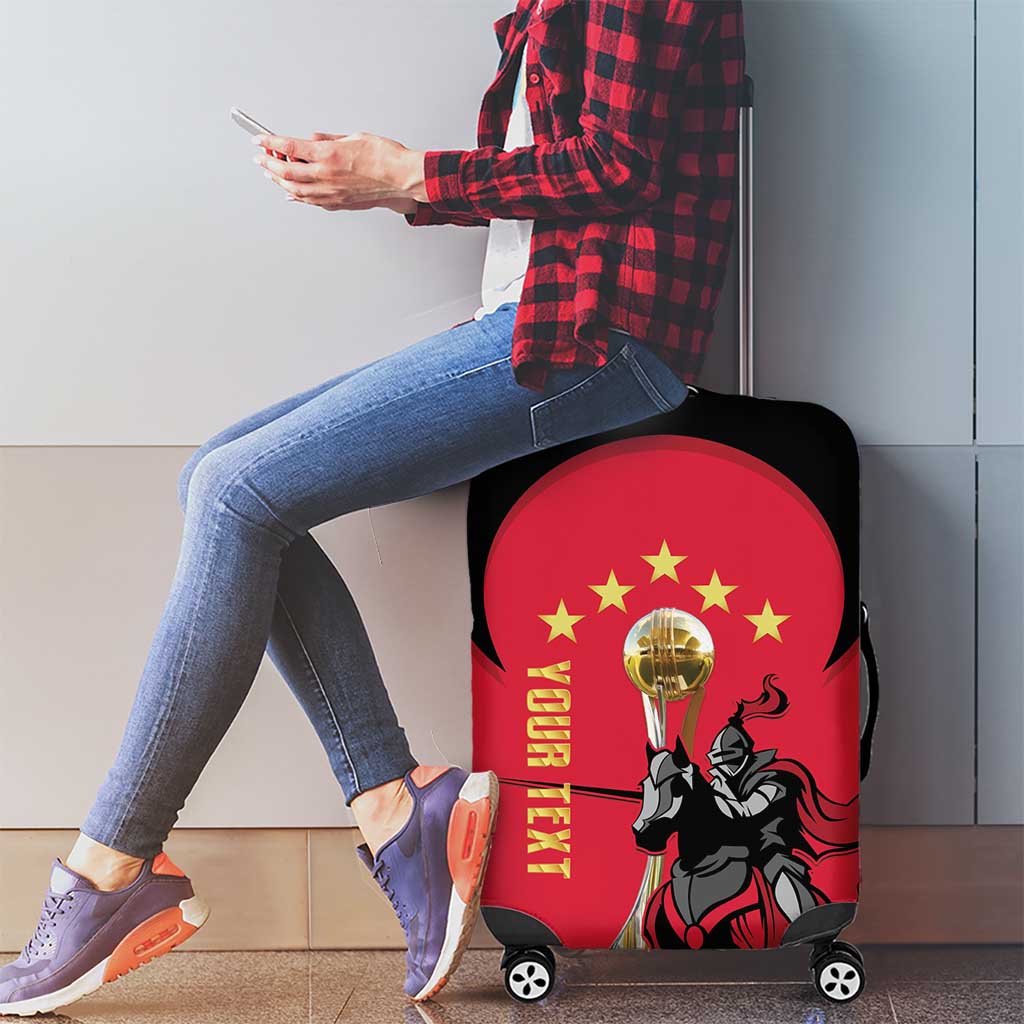 Trinidad and Tobago Cricket Personalized Luggage Cover Trinbago Knight Riders 5th Champions Proud LT14
