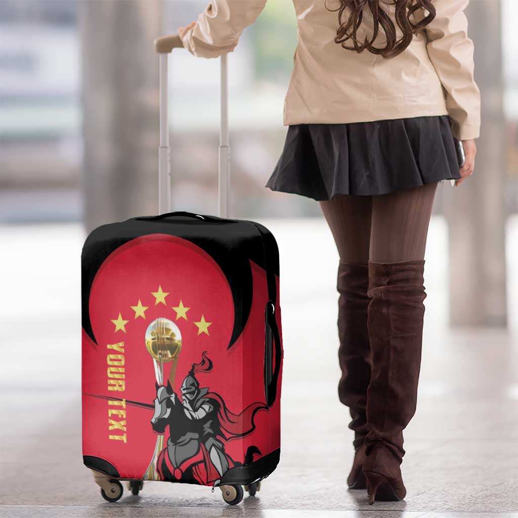 Trinidad and Tobago Cricket Personalized Luggage Cover Trinbago Knight Riders 5th Champions Proud LT14