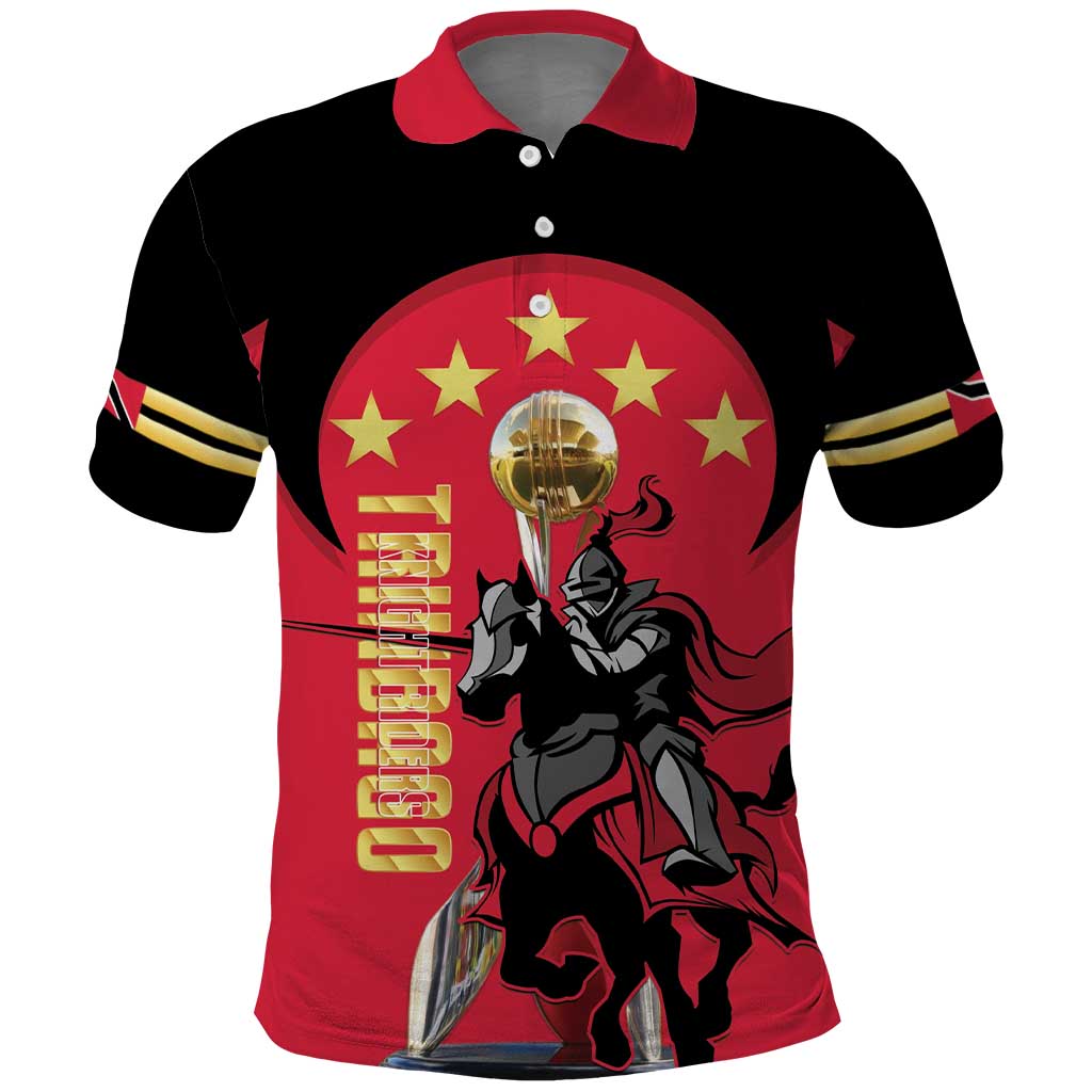 Trinidad and Tobago Cricket Personalized Polo Shirt Trinbago Knight Riders 5th Champions Proud LT14
