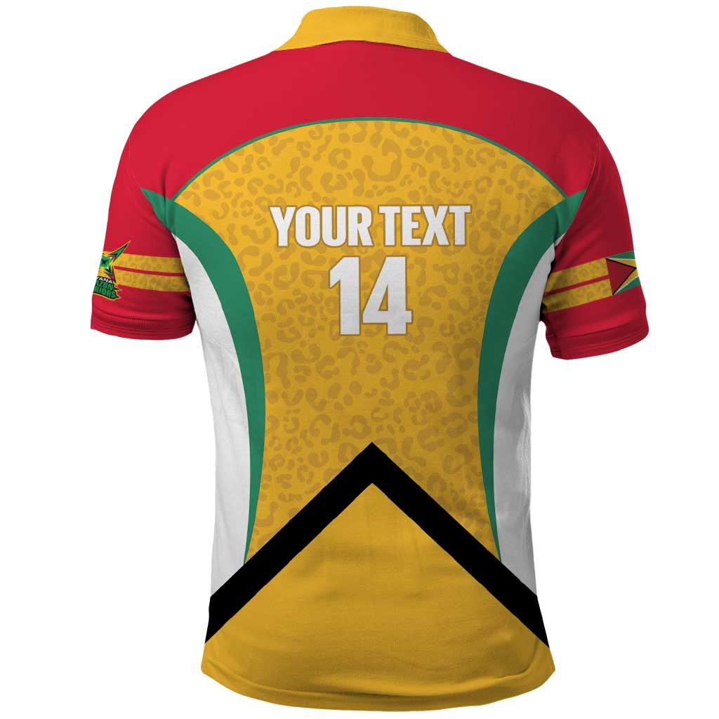 Guyana Cricket Custom Polo Shirt Amazon Warriors Est 2013 Version LT14