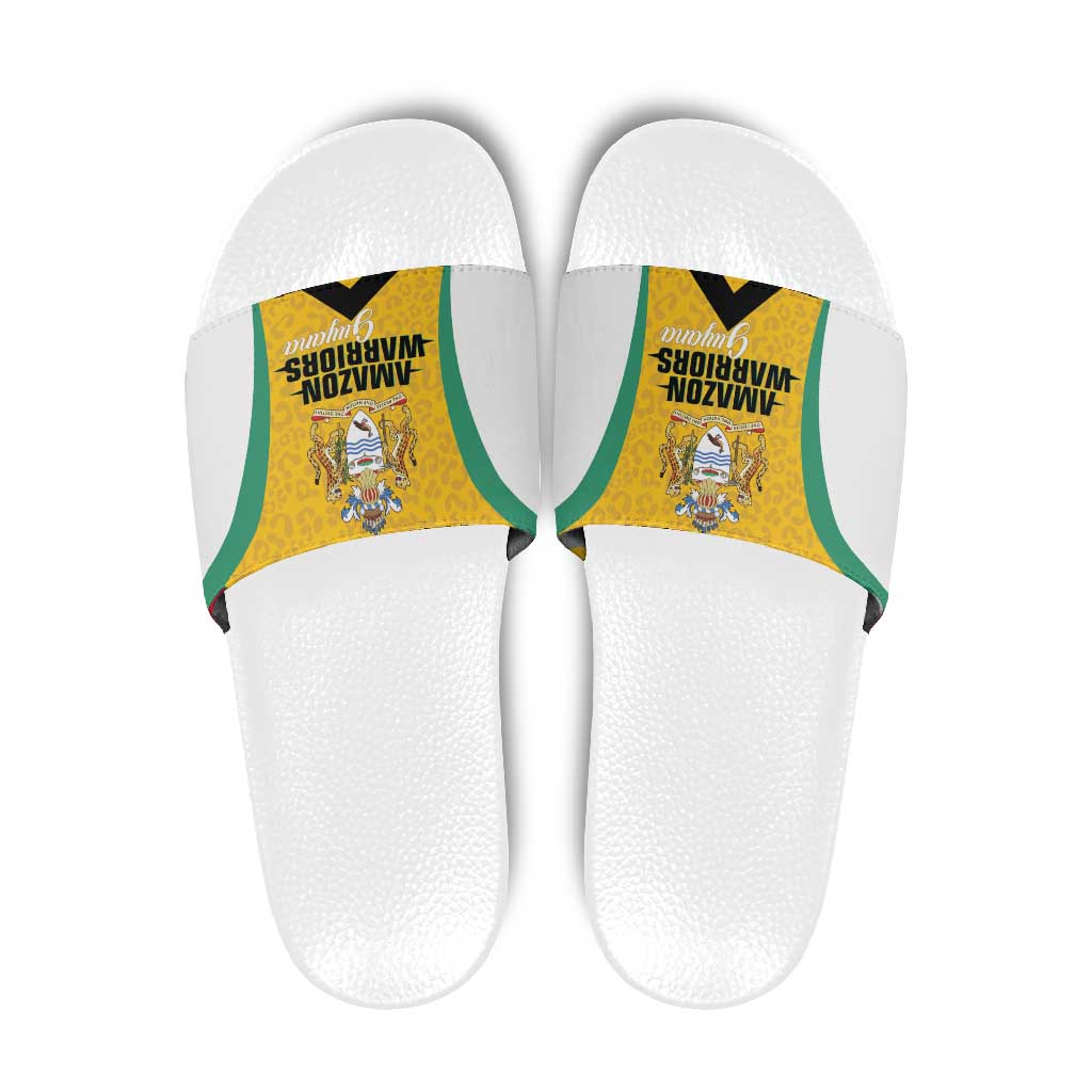 Guyana Cricket Slide Sandals Amazon Warriors Est 2013 Version LT14
