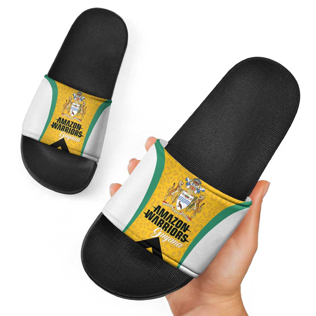 Guyana Cricket Slide Sandals Amazon Warriors Est 2013 Version LT14