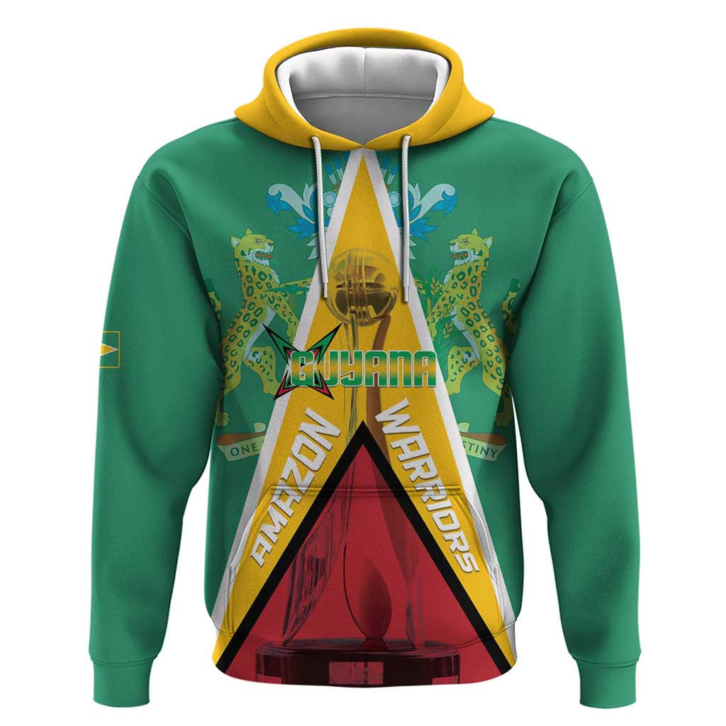 Custom Guyana Cricket Amazon Warriors Hoodie Flag Style LT14