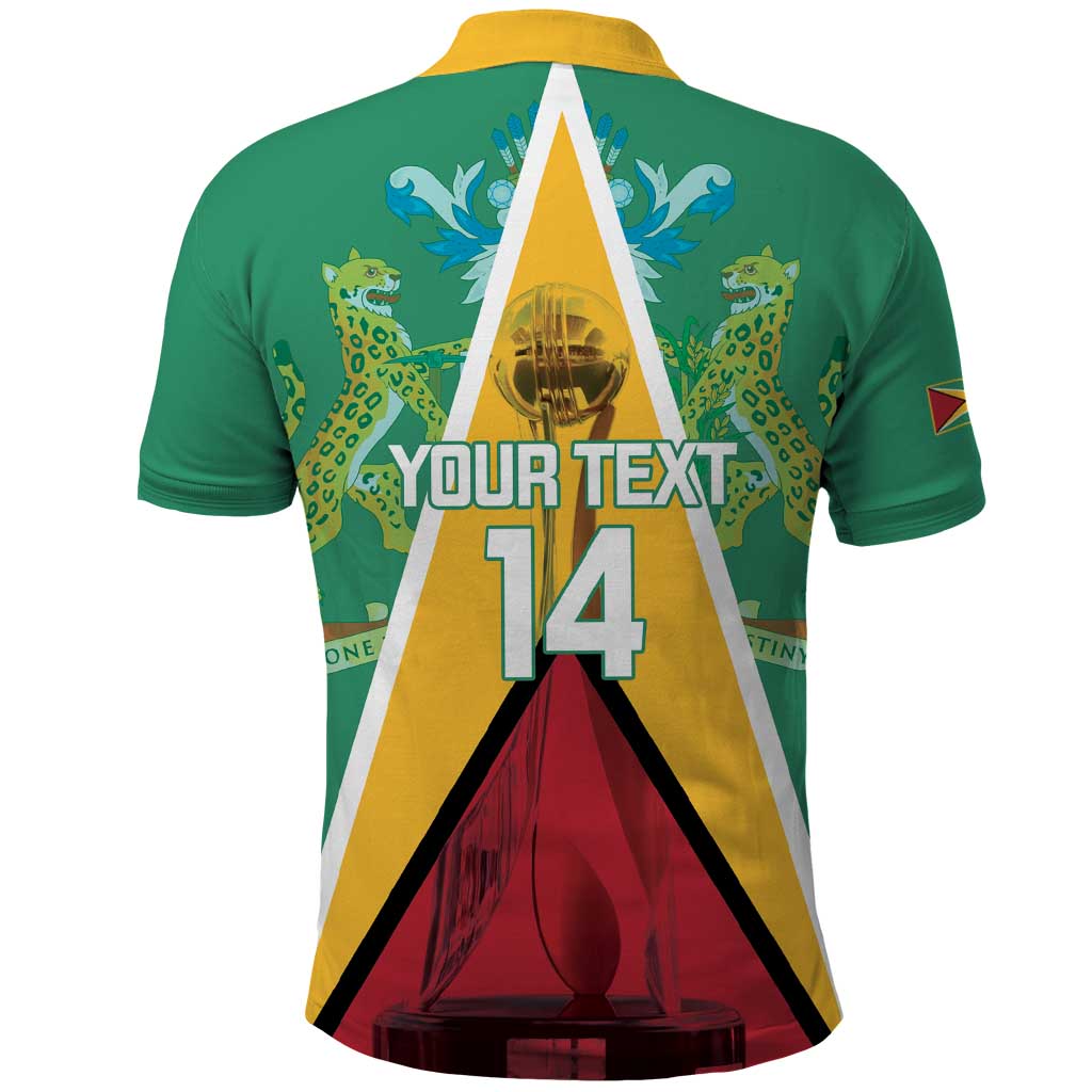 Custom Guyana Cricket Amazon Warriors Polo Shirt Flag Style LT14