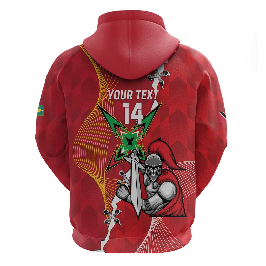 Guyana and Trinbago Cricket Custom Hoodie Amazon Warriors Knight Riders Together LT14