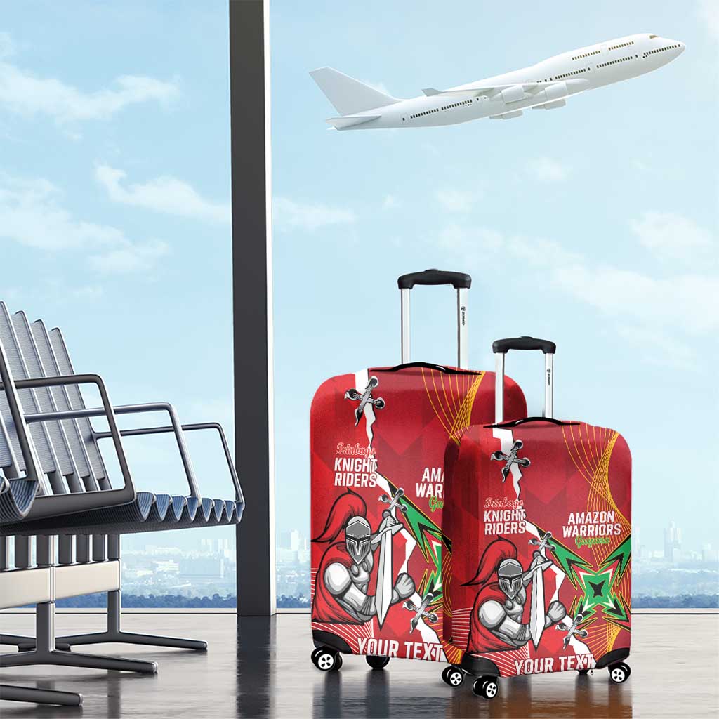 Guyana and Trinbago Cricket Custom Luggage Cover Amazon Warriors Knight Riders Together LT14