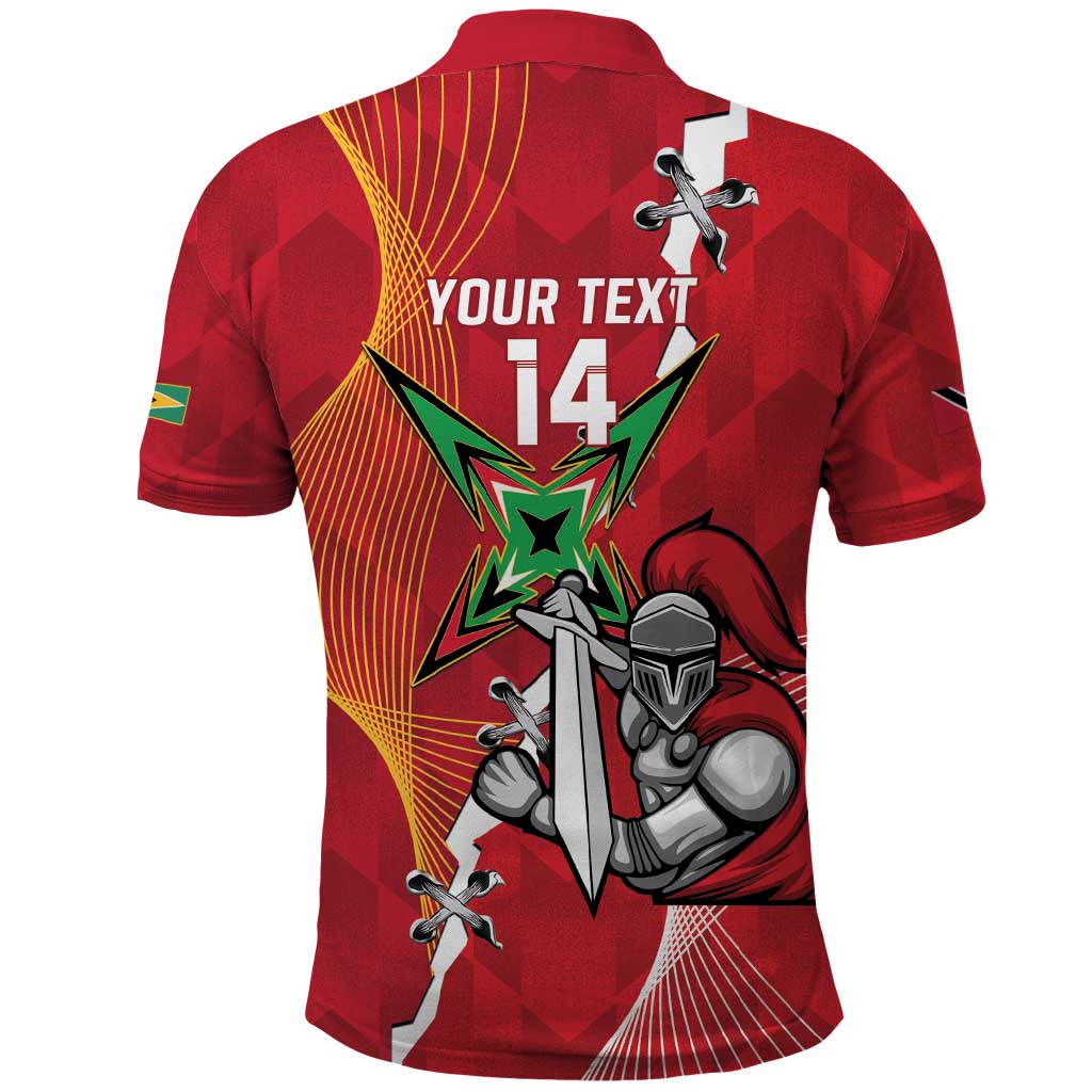 Guyana and Trinbago Cricket Custom Polo Shirt Amazon Warriors Knight Riders Together LT14
