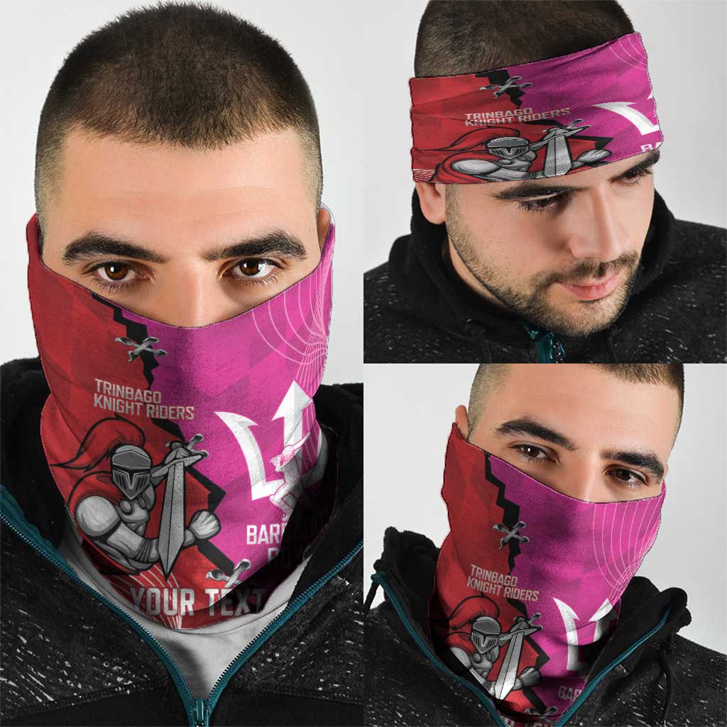 Barbados and Trinbago Cricket Personalized Neck Gaiter Royals Knight Riders Together LT14