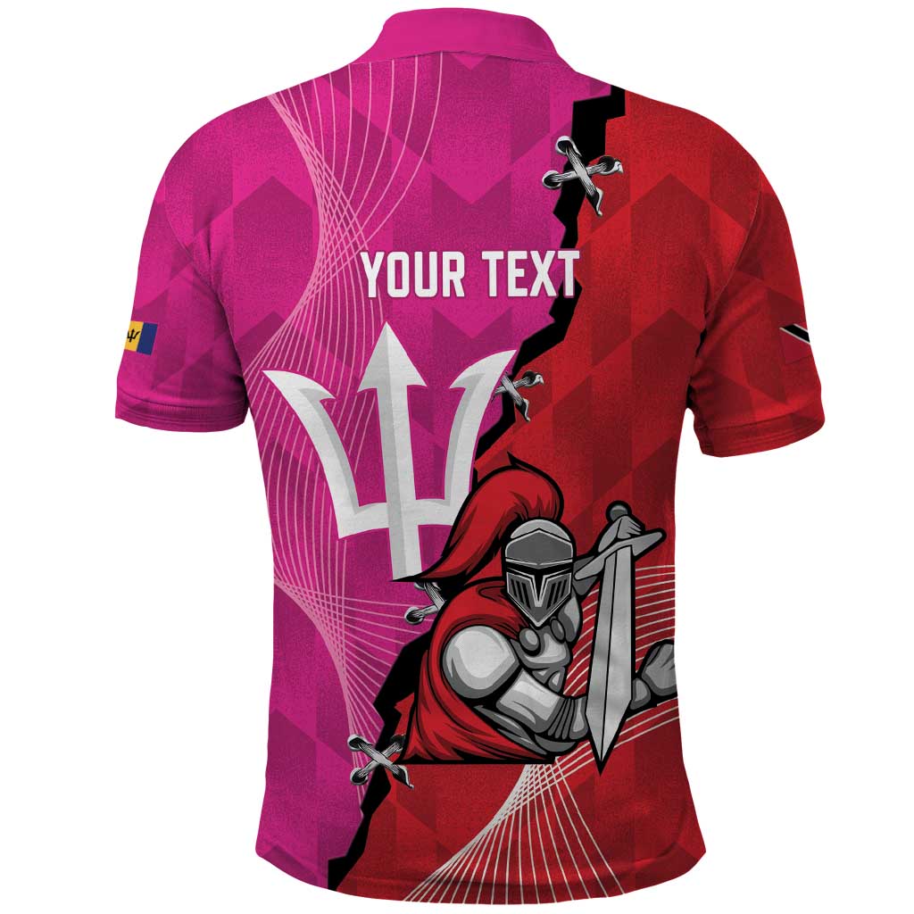 Barbados and Trinbago Cricket Personalized Polo Shirt Royals Knight Riders Together LT14