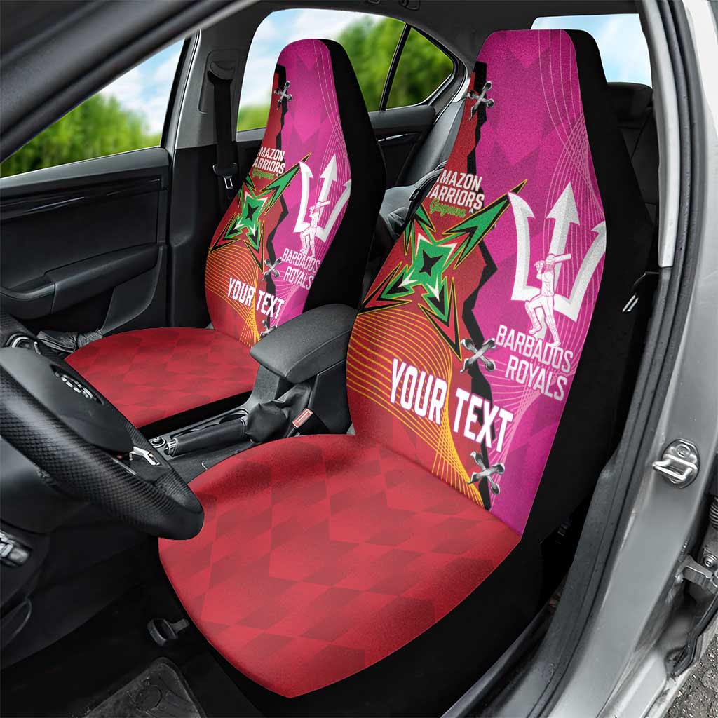 Barbados and Guyana Cricket Personalized Car Seat Cover Royals Amazon Warriors Together LT14