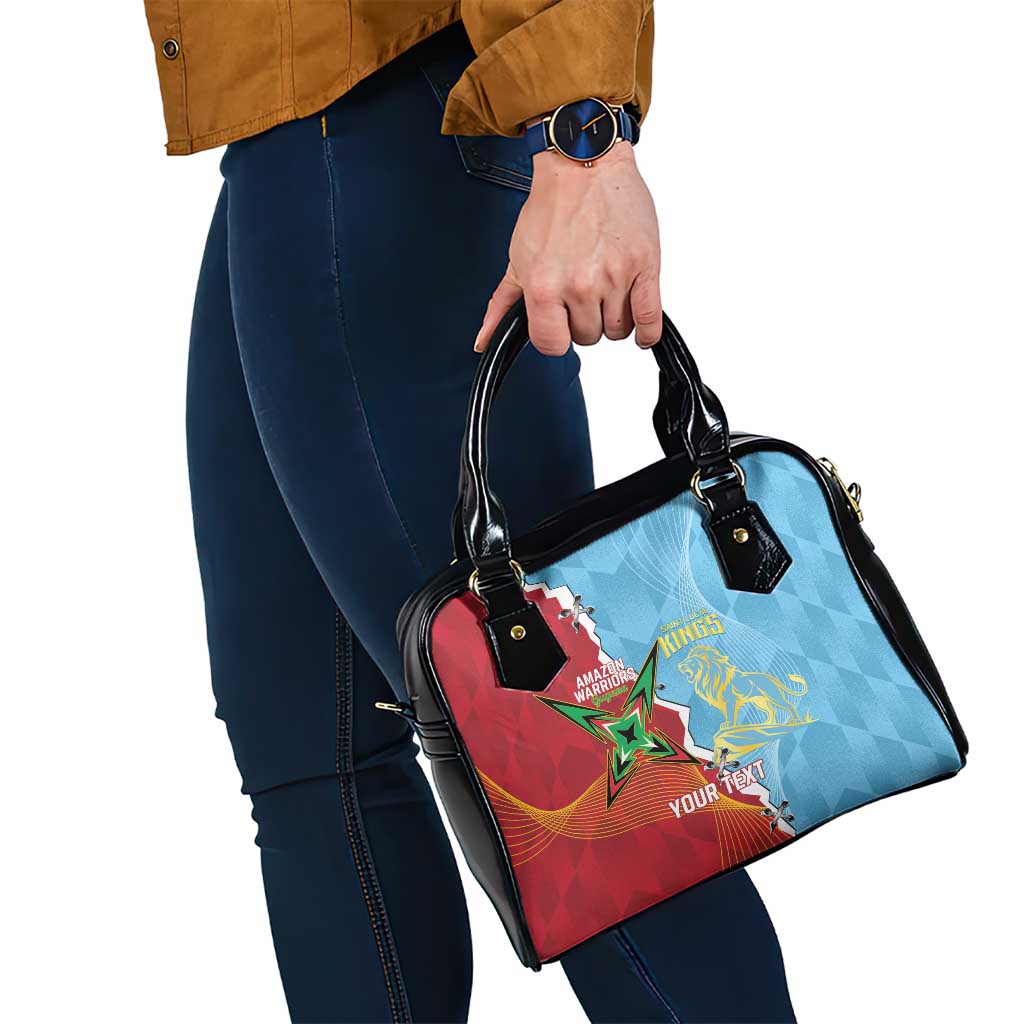 Saint Lucia and Guyana Cricket Personalized Shoulder Handbag Kings Amazon Warriors Together LT14